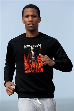 Megadeth Siyah Unisex Sweatshirt