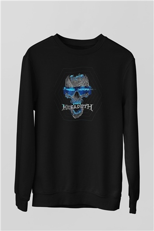Megadeth Siyah Unisex Sweatshirt
