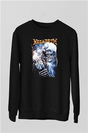 Megadeth Siyah Unisex Sweatshirt