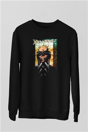 Megadeth Siyah Unisex Sweatshirt