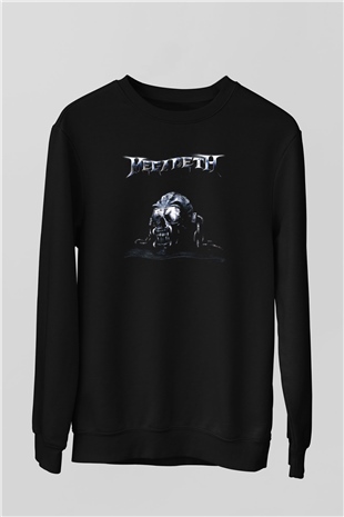 Megadeth Siyah Unisex Sweatshirt