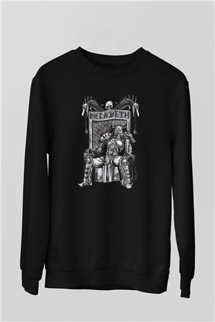 Megadeth Siyah Unisex Sweatshirt
