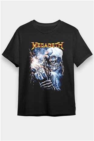 Megadeth Siyah Unisex Tişört T-Shirt - TişörtFabrikası