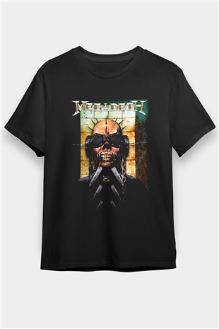 Megadeth Siyah Unisex Tişört T-Shirt - TişörtFabrikası