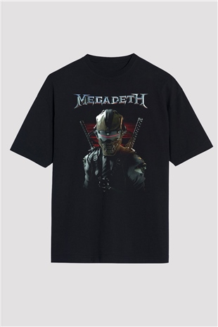 Megadeth Siyah Oversize Tişört Oversize T-shirt - TişörtFabrikası