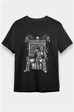 Megadeth Siyah Unisex Tişört T-Shirt - TişörtFabrikası
