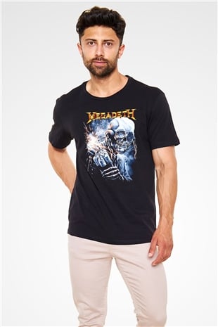 Megadeth Siyah Unisex Tişört T-Shirt - TişörtFabrikası