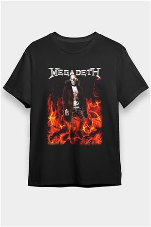 Megadeth Siyah Unisex Tişört T-Shirt - TişörtFabrikası