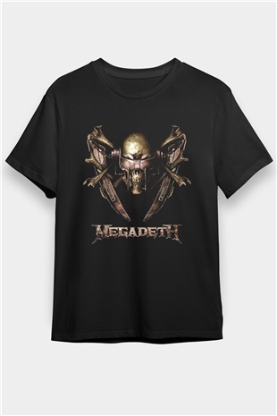 Megadeth Siyah Unisex Tişört T-Shirt - TişörtFabrikası