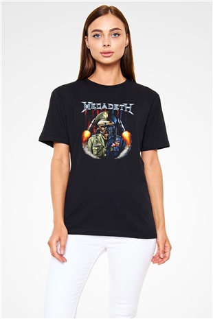 Megadeth Siyah Unisex Tişört T-Shirt - TişörtFabrikası