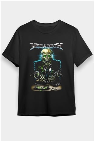 Megadeth Siyah Unisex Tişört T-Shirt - TişörtFabrikası