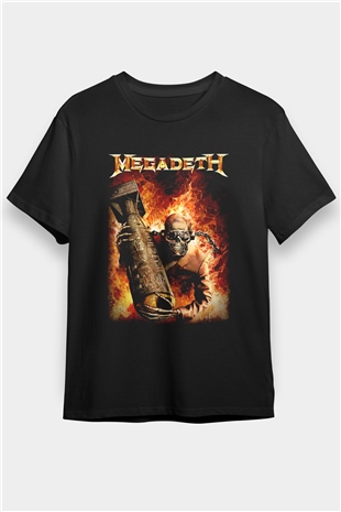 Megadeth Siyah Unisex Tişört T-Shirt - TişörtFabrikası