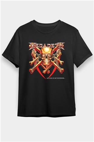 Megadeth Siyah Unisex Tişört T-Shirt - TişörtFabrikası