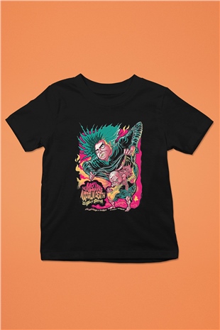 Melvins Baskılı Unisex Siyah Çocuk Tişört - Tshirt