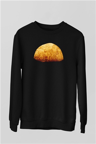 Merkür Siyah Unisex Sweatshirt