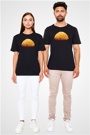 Merkür Siyah Unisex Tişört T-Shirt - TişörtFabrikası