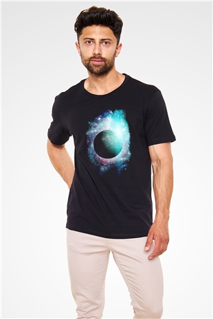 Merkür Siyah Unisex Tişört T-Shirt - TişörtFabrikası