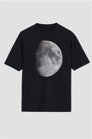 Merkür Siyah Oversize Tişört Oversize T-shirt - TişörtFabrikası