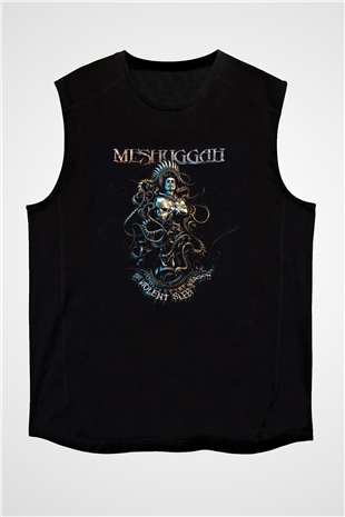 Meshuggah Siyah Unisex Kolsuz Tişört