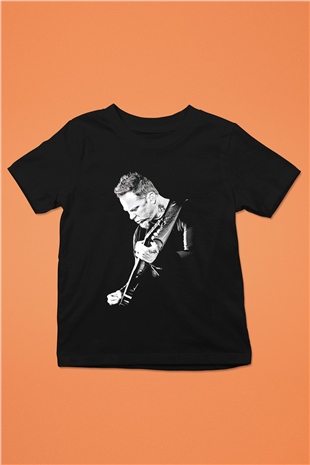 Metallica Baskılı Siyah Unisex Çocuk Tişört