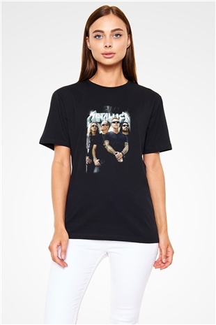 Metallica Group Siyah Unisex Tişört T-Shirt - TişörtFabrikası