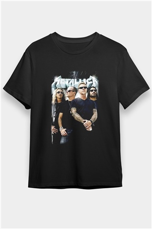 Metallica Group Siyah Unisex Tişört T-Shirt - TişörtFabrikası