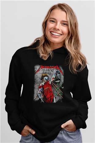 Metallica Siyah Unisex Hoodie