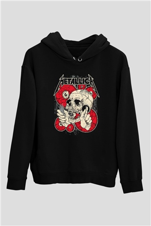 Metallica Siyah Unisex Hoodie