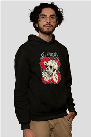 Metallica Siyah Unisex Hoodie