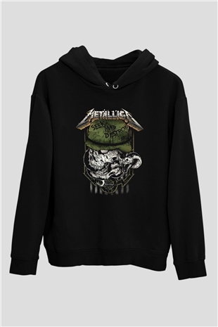 Metallica Siyah Unisex Hoodie