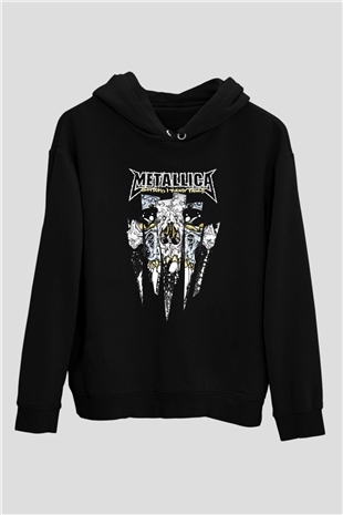 Metallica Siyah Unisex Hoodie
