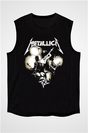 Metallica Siyah Unisex Kolsuz Tişört