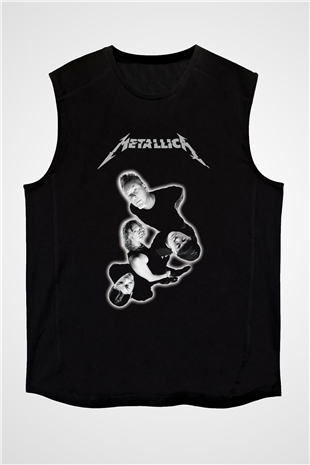 Metallica Siyah Unisex Kolsuz Tişört