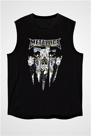 Metallica Siyah Unisex Kolsuz Tişört