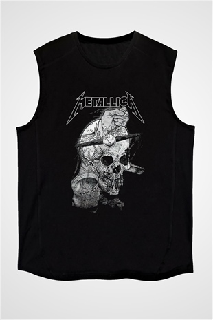 Metallica Siyah Unisex Kolsuz Tişört