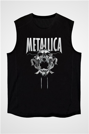 Metallica Siyah Unisex Kolsuz Tişört