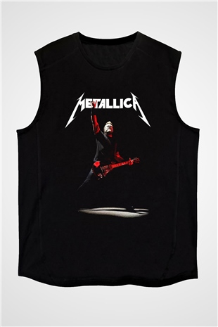 Metallica Siyah Unisex Kolsuz Tişört
