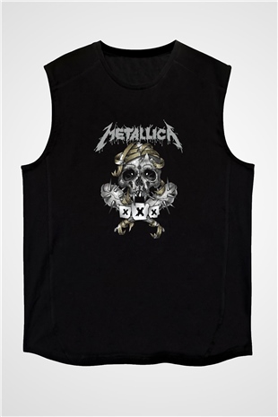 Metallica Siyah Unisex Kolsuz Tişört