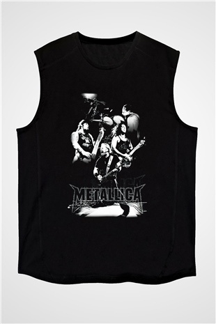 Metallica Siyah Unisex Kolsuz Tişört