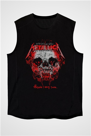 Metallica Siyah Unisex Kolsuz Tişört