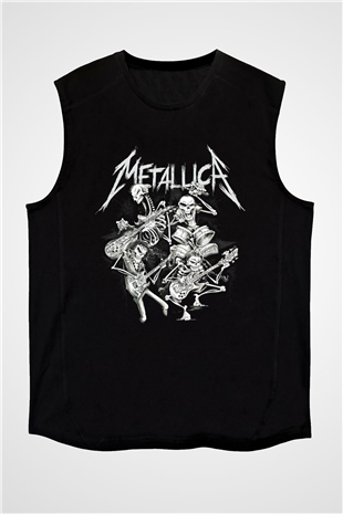 Metallica Siyah Unisex Kolsuz Tişört