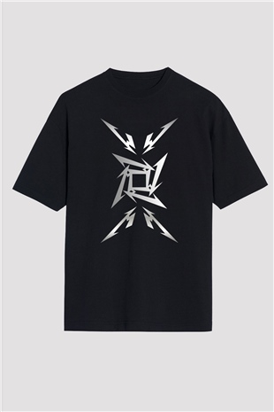 Metallica Siyah Unisex Oversize Tişört T-Shirt