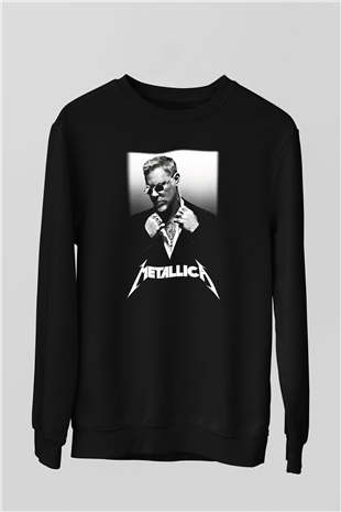 Metallica Siyah Unisex Sweatshirt