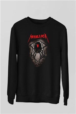 Metallica Siyah Unisex Sweatshirt