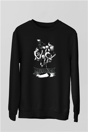 Metallica Siyah Unisex Sweatshirt