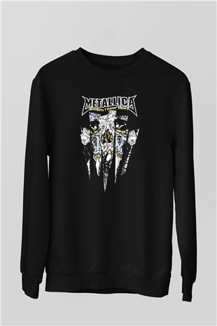 Metallica Siyah Unisex Sweatshirt