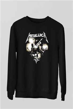 Metallica Siyah Unisex Sweatshirt