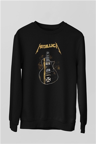 Metallica Siyah Unisex Sweatshirt