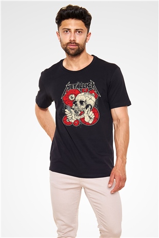 Metallica Siyah Unisex Tişört T-Shirt - TişörtFabrikası