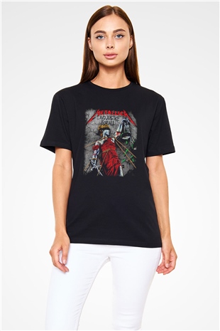 Metallica Siyah Unisex Tişört T-Shirt - TişörtFabrikası